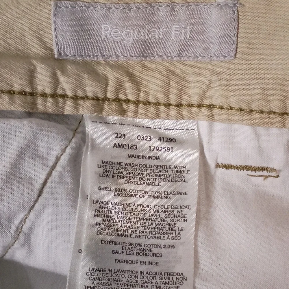 Columbia Sportswear Pants Men's 36x32 (38x31) Olive Cargo Deep Pockets Cotton